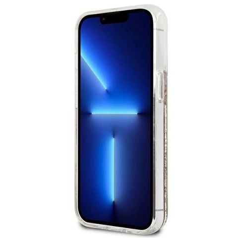 Guess GUHCP13XLFLSD iPhone 13 Pro Max 6,7" złoty/gold hardcase Paisley Liquid Glitter