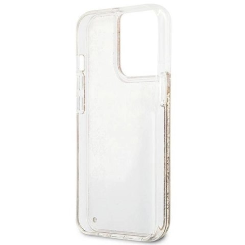 Guess GUHCP13XLFLSD iPhone 13 Pro Max 6,7" złoty/gold hardcase Paisley Liquid Glitter