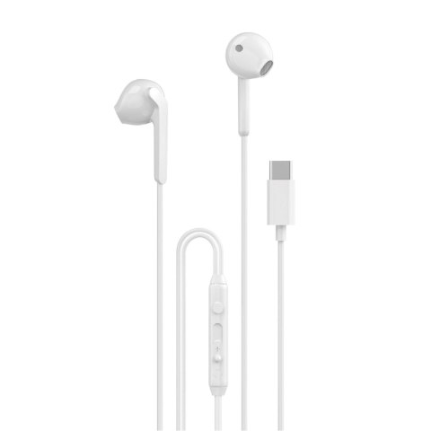 Słuchawki Dudao X3C douszne przewodowe USB-C 1.2m - białe Słuchawki Dudao X3C douszne przewodowe USB-C 1.2m - białe