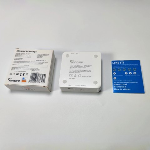 Sonoff centralka sterująca Wi-Fi do urządzeń RF433MHz biała (RF Bridge R2) Sonoff centralka sterująca Wi-Fi do urządzeń RF433MHz biała (RF Bridge R2)