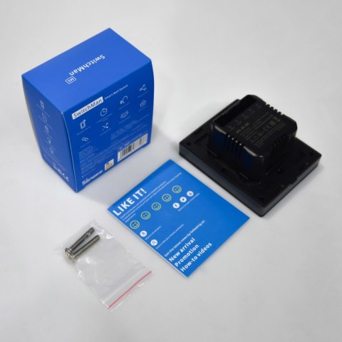 Sonoff inteligentny 3-kanałowy przełącznik ścienny Wi-Fi czarny (M5-3C-80) Sonoff inteligentny 3-kanałowy przełącznik ścienny Wi-Fi czarny (M5-3C-80)