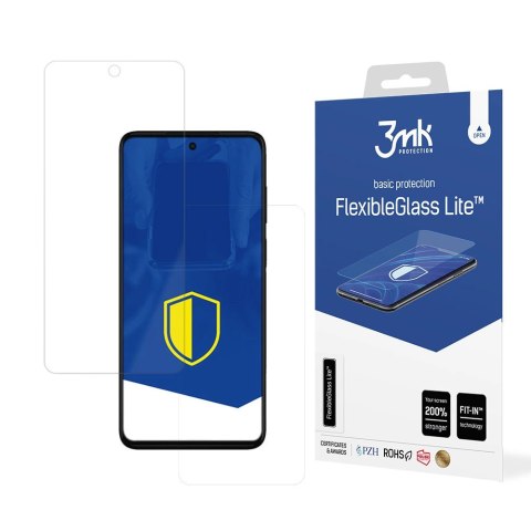Szkło hybrydowe 3mk FlexibleGlass Lite™ na Motorola Moto G52 Szkło hybrydowe 3mk FlexibleGlass Lite™ na Motorola Moto G52