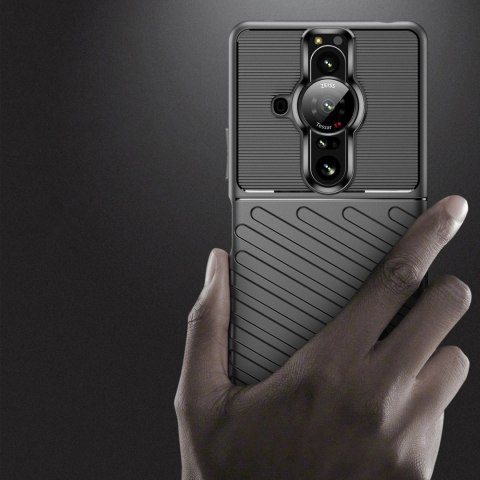 Thunder Case elastyczne pancerne etui pokrowiec Sony Xperia Pro-I czarny Thunder Case elastyczne pancerne etui pokrowiec Sony Xperia Pro-I czarny