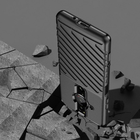 Thunder Case elastyczne pancerne etui pokrowiec Sony Xperia Pro-I czarny Thunder Case elastyczne pancerne etui pokrowiec Sony Xperia Pro-I czarny