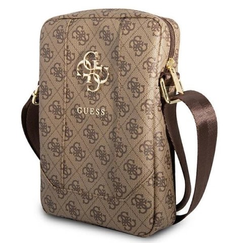 Torba Guess 4G Big Metal Logo na tablet 10'' - brązowa