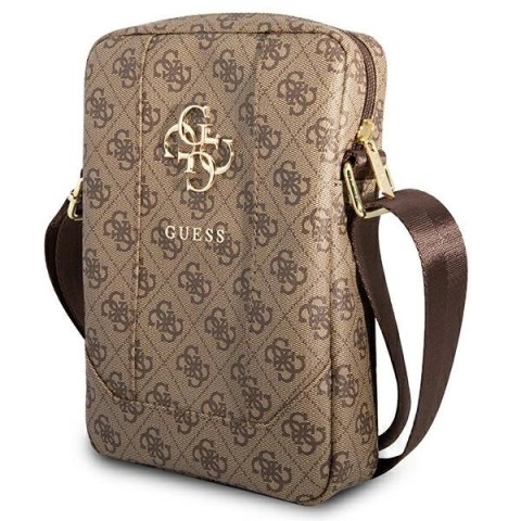 Torba Guess 4G Big Metal Logo na tablet 8'' - brązowa