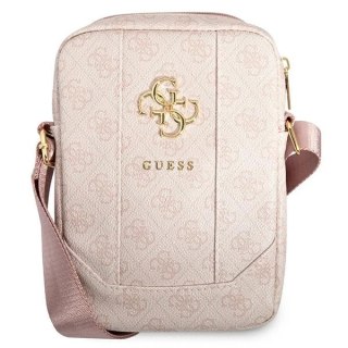 Torba Guess 4G Big Metal Logo na tablet 8'' - różowa