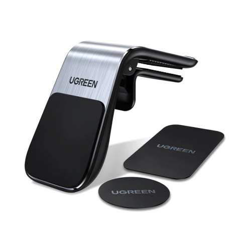 Ugreen magnetyczny uchwyt samochodowy na kratę wentylacyjną nawiew srebrny (LP290) Ugreen magnetyczny uchwyt samochodowy na kratę wentylacyjną nawiew srebrny (LP290)