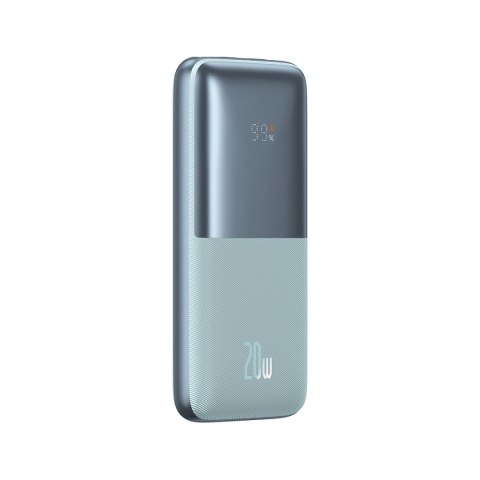 Baseus Bipow Pro powerbank 10000mAh 20W + kabel USB 3A 0.3m niebieski (PPBD040103) Baseus Bipow Pro powerbank 10000mAh 20W + kabel USB 3A 0.3m niebieski (PPBD040103)