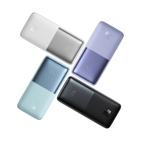 Baseus Bipow Pro powerbank 10000mAh 20W + kabel USB 3A 0.3m niebieski (PPBD040103) Baseus Bipow Pro powerbank 10000mAh 20W + kabel USB 3A 0.3m niebieski (PPBD040103)