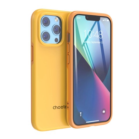 Choetech MFM Anti-drop case etui Made For MagSafe do iPhone 13 Pro pomarańczowy (PC0113-MFM-YE) Choetech MFM Anti-drop case etui Made For MagSafe do iPhone 13 Pro pomarańczowy (PC0113-MFM-YE)