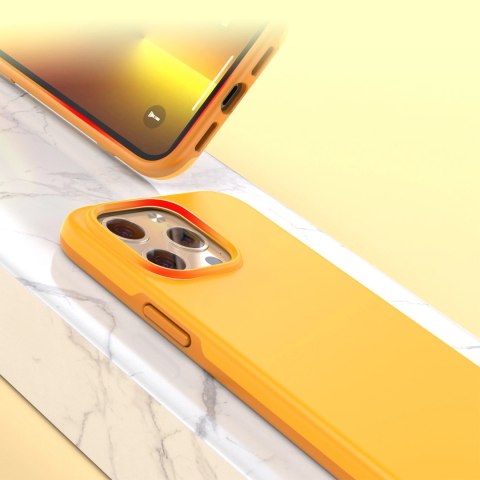 Choetech MFM Anti-drop case etui Made For MagSafe do iPhone 13 Pro pomarańczowy (PC0113-MFM-YE) Choetech MFM Anti-drop case etui Made For MagSafe do iPhone 13 Pro pomarańczowy (PC0113-MFM-YE)