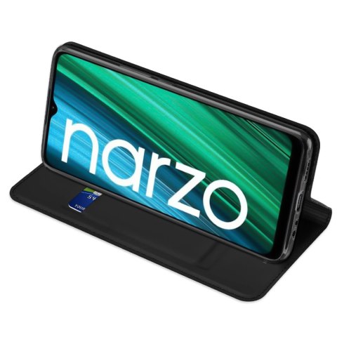 Dux Ducis Skin Pro kabura etui pokrowiec z klapką Realme Narzo 50A czarny Dux Ducis Skin Pro kabura etui pokrowiec z klapką Realme Narzo 50A czarny