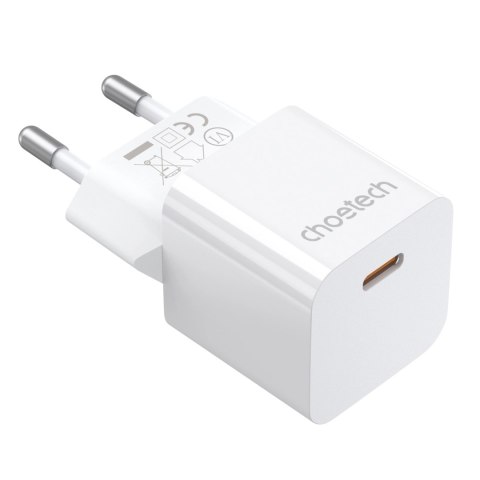 Ładowarka sieciowa Choetech PD5010 USB-C 20W - biała Ładowarka sieciowa Choetech PD5010 USB-C 20W - biała