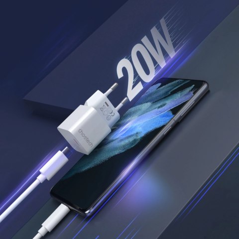 Ładowarka sieciowa Choetech PD5010 USB-C 20W - biała Ładowarka sieciowa Choetech PD5010 USB-C 20W - biała