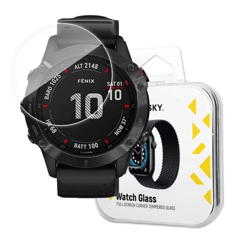 Wozinsky Watch Glass hybrydowe szkło do Garmin Fenix 6X Pro przezroczysty Wozinsky Watch Glass hybrydowe szkło do Garmin Fenix 6X Pro przezroczysty