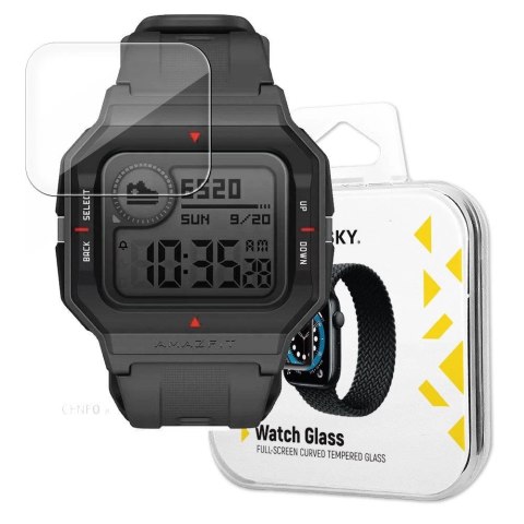 Wozinsky Watch Glass hybrydowe szkło do Xiaomi Amazfit Neo czarny Wozinsky Watch Glass hybrydowe szkło do Xiaomi Amazfit Neo czarny