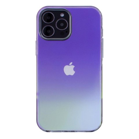 Aurora Case etui do iPhone 12 żelowy neonowy pokrowiec fioletowy Aurora Case etui do iPhone 12 żelowy neonowy pokrowiec fioletowy