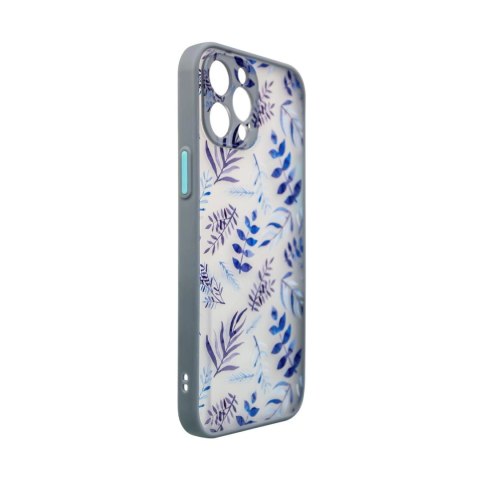 Design Case etui do Samsung Galaxy A13 5G pokrowiec w kwiaty ciemnoniebieski Design Case etui do Samsung Galaxy A13 5G pokrowiec w kwiaty ciemnoniebieski
