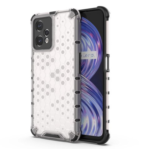 Honeycomb etui pancerny pokrowiec z żelową ramką Realme 9 Pro przezroczysty Honeycomb etui pancerny pokrowiec z żelową ramką Realme 9 Pro przezroczysty