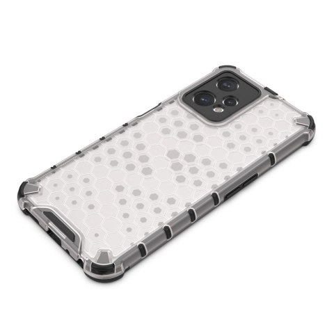 Honeycomb etui pancerny pokrowiec z żelową ramką Realme 9 Pro przezroczysty Honeycomb etui pancerny pokrowiec z żelową ramką Realme 9 Pro przezroczysty
