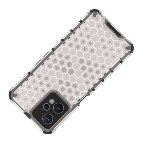 Honeycomb etui pancerny pokrowiec z żelową ramką Realme 9 Pro przezroczysty Honeycomb etui pancerny pokrowiec z żelową ramką Realme 9 Pro przezroczysty