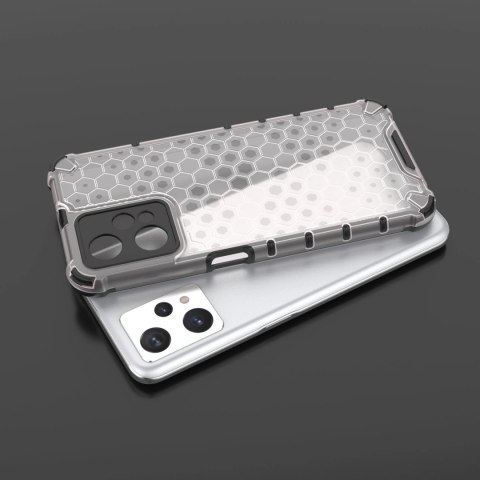 Honeycomb etui pancerny pokrowiec z żelową ramką Realme 9 Pro przezroczysty Honeycomb etui pancerny pokrowiec z żelową ramką Realme 9 Pro przezroczysty