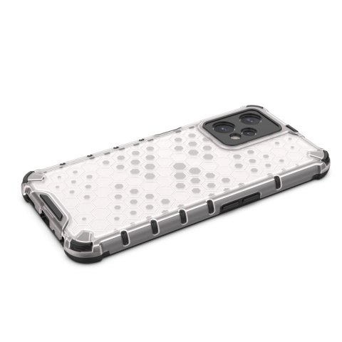 Honeycomb etui pancerny pokrowiec z żelową ramką Realme 9 Pro przezroczysty Honeycomb etui pancerny pokrowiec z żelową ramką Realme 9 Pro przezroczysty