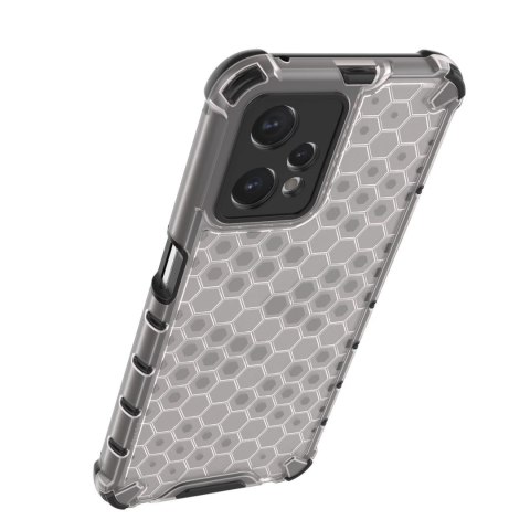 Honeycomb etui pancerny pokrowiec z żelową ramką Realme 9 Pro przezroczysty Honeycomb etui pancerny pokrowiec z żelową ramką Realme 9 Pro przezroczysty