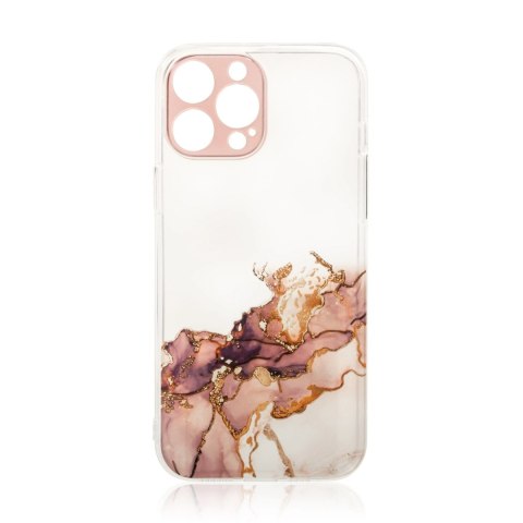 Marble Case etui do iPhone 13 Pro Max żelowy pokrowiec marmur brązowy Marble Case etui do iPhone 13 Pro Max żelowy pokrowiec marmur brązowy