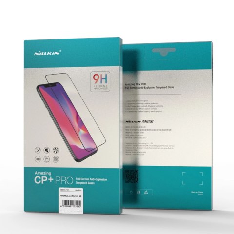 Nillkin CP+PRO ultracienkie szkło hartowane na cały ekran z ramką 0,2 mm 9H OnePlus Ace czarny Nillkin CP+PRO ultracienkie szkło hartowane na cały ekran z ramką 0,2 mm 9H OnePlus Ace czarny