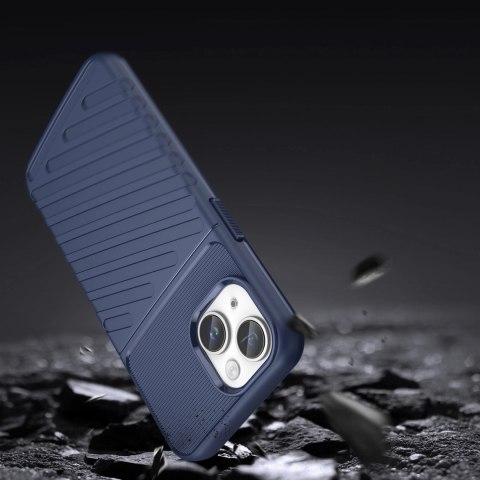 Thunder Case etui iPhone 14 Plus pancerny pokrowiec niebieski