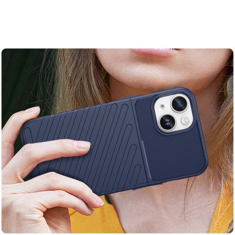 Thunder Case etui iPhone 14 Plus pancerny pokrowiec niebieski