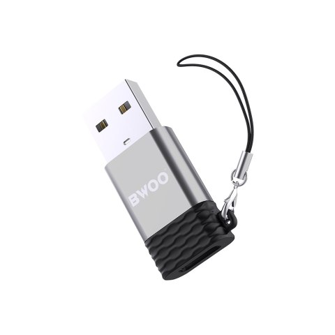 BWOO adapter USB-C - USB szary OTG BZ-38 BWOO adapter USB-C - USB szary OTG BZ-38