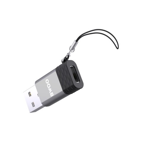 BWOO adapter USB-C - USB szary OTG BZ-38 BWOO adapter USB-C - USB szary OTG BZ-38
