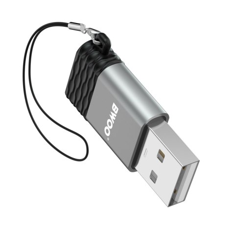 BWOO adapter USB-C - USB szary OTG BZ-38 BWOO adapter USB-C - USB szary OTG BZ-38