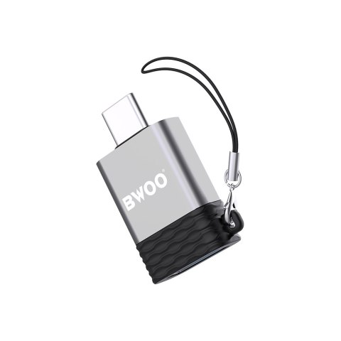 BWOO adapter USB - USB-C szary OTG BZ-35 BWOO adapter USB - USB-C szary OTG BZ-35