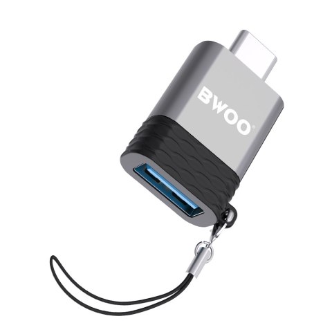 BWOO adapter USB - USB-C szary OTG BZ-35 BWOO adapter USB - USB-C szary OTG BZ-35