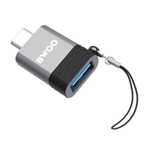 BWOO adapter USB - USB-C szary OTG BZ-35 BWOO adapter USB - USB-C szary OTG BZ-35