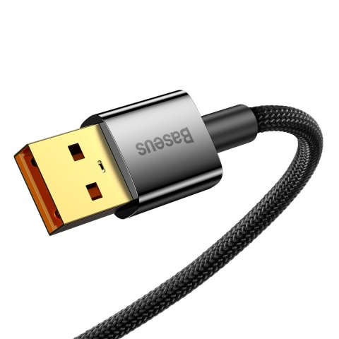 Baseus kabel Explorer USB - USB-C 1,0 m czarny z automatycznym wyłączaniem 100W Baseus kabel Explorer USB - USB-C 1,0 m czarny z automatycznym wyłączaniem 100W