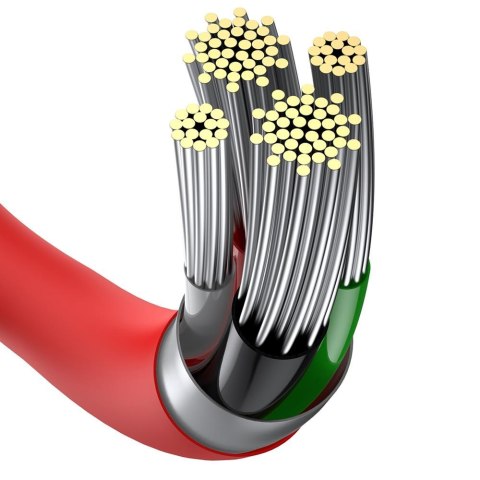 Baseus kabel Superior USB - Lightning 1,0 m 2,4A czerwony Baseus kabel Superior USB - Lightning 1,0 m 2,4A czerwony