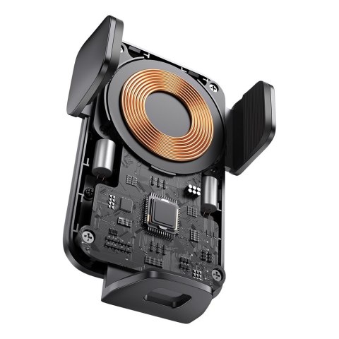 Baseus uchwyt samochodowy Wisdom Auto Alignment z funkcją ładowania bezprzewodowego czarny 15W z przyssawką Baseus uchwyt samochodowy Wisdom Auto Alignment z funkcją ładowania bezprzewodowego czarny 15W z przyssawką