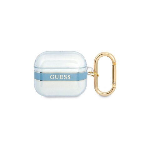 Guess etui do AirPods 3 GUA3HHTSB niebieskie Cord Guess etui do AirPods 3 GUA3HHTSB niebieskie Cord