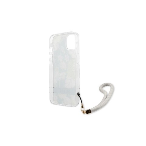 Guess nakładka do iPhone 13 6,1" GUHCP13MHFLSN hard case zielona Flower Cord