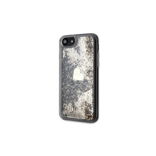Guess nakładka do iPhone SE 2022 / SE 2020 / 7 / 8 GUOHCI8GLHFLGO złota hard case Charms 2 Liquid Glitter