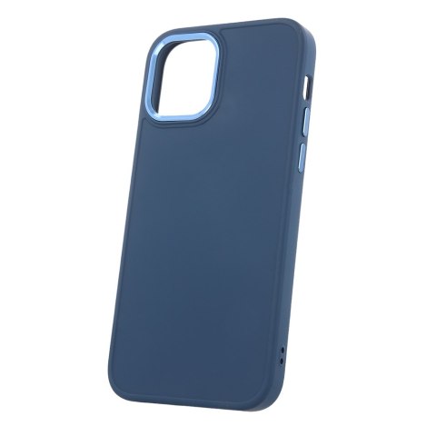 Nakładka Satin do iPhone 12 / 12 Pro 6,1" ciemnoniebieska Nakładka Satin do iPhone 12 / 12 Pro 6,1" ciemnoniebieska