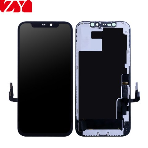 Wyświetlacz z panelem dotykowym iPhone 12 / 12 Pro Incell TFT ZY czarny Wyświetlacz z panelem dotykowym iPhone 12 / 12 Pro Incell TFT ZY czarny