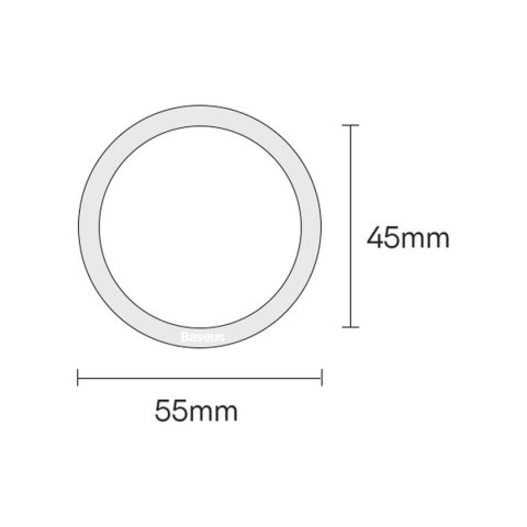 Baseus Halo Series magnetyczny pierścień (2 szt./opakowanie) srebrny (PCCH000012) Baseus Halo Series magnetyczny pierścień (2 szt./opakowanie) srebrny (PCCH000012)