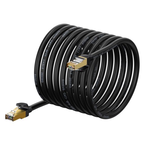 Baseus Speed Seven szybki kabel sieciowy RJ45 10Gbps 15m czarny (WKJS010801) Baseus Speed Seven szybki kabel sieciowy RJ45 10Gbps 15m czarny (WKJS010801)