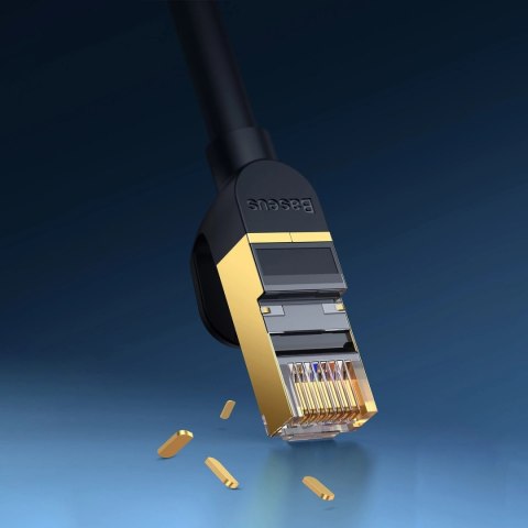 Baseus Speed Seven szybki kabel sieciowy RJ45 10Gbps 15m czarny (WKJS010801) Baseus Speed Seven szybki kabel sieciowy RJ45 10Gbps 15m czarny (WKJS010801)